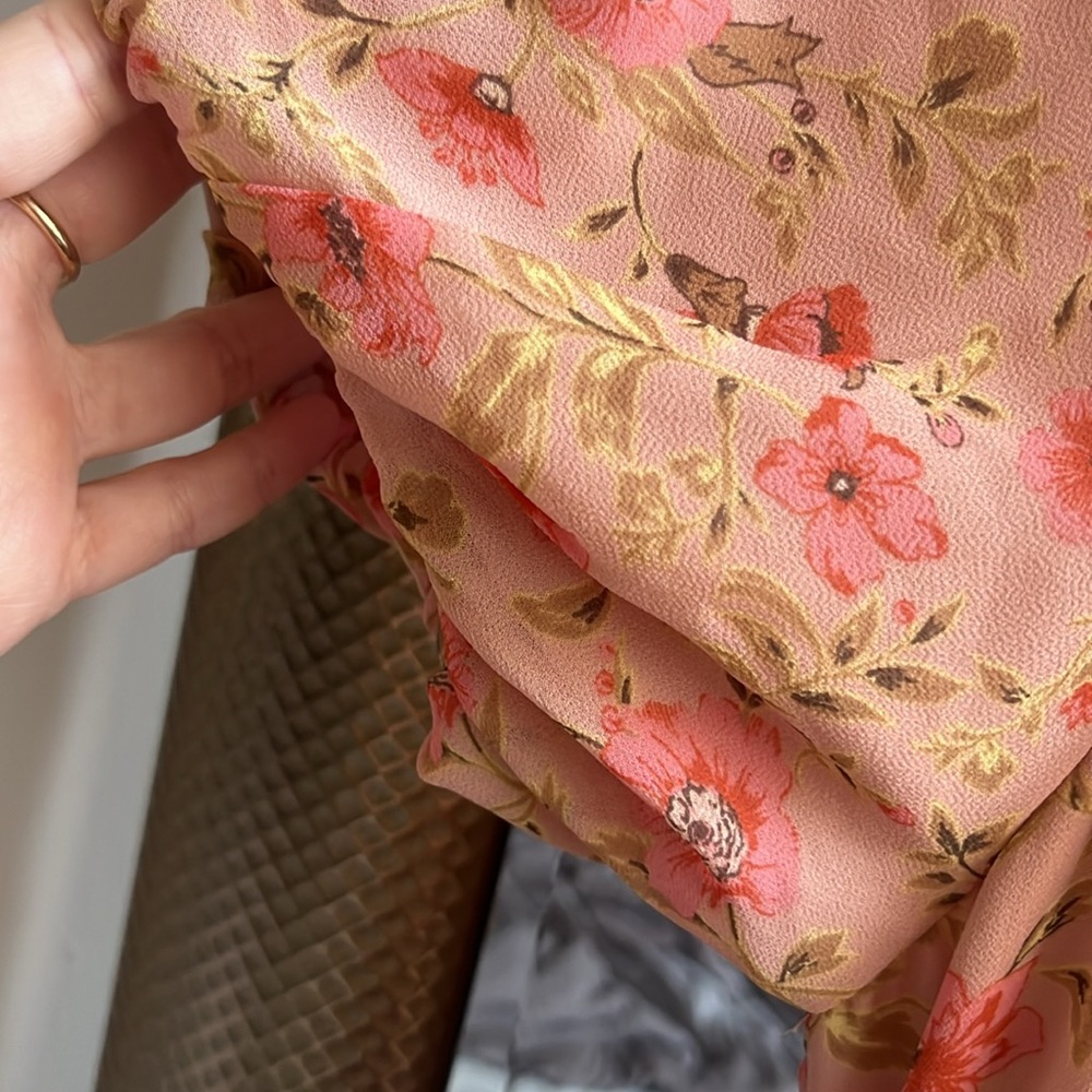 Astr Pink Floral Maxi Dress - Picture 4 of 6